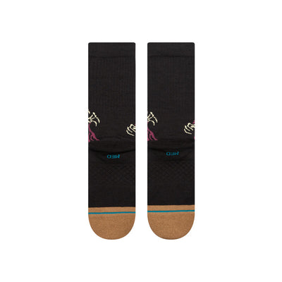 Stance Welcome Skelly Crew Socks Black