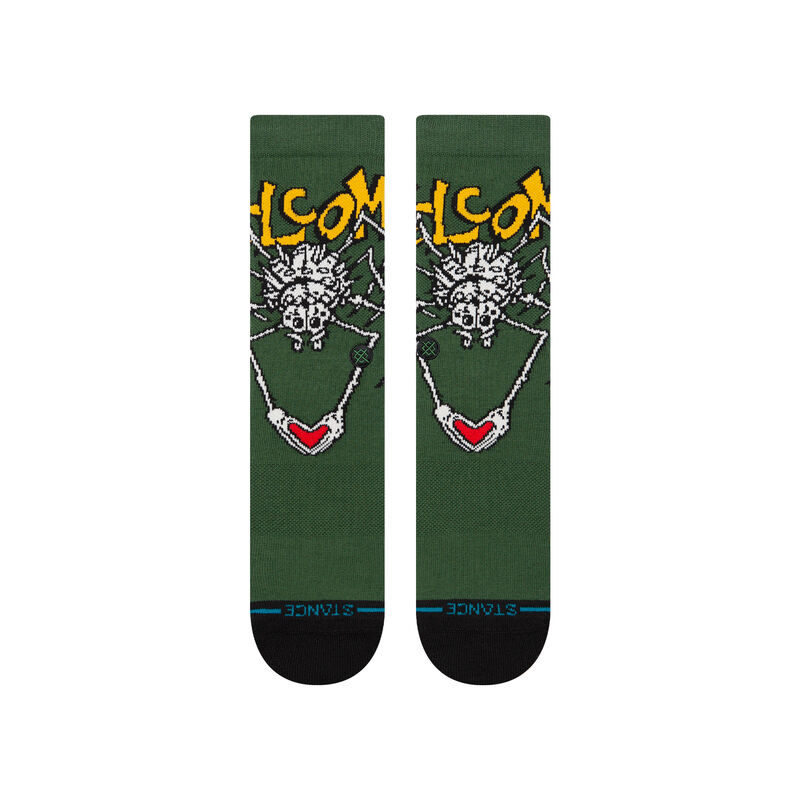 Stance Welcome Wilbur Crew Socks Green