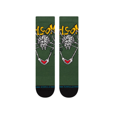 Stance Welcome Wilbur Crew Socks Green