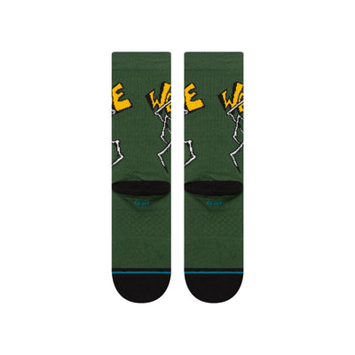 Stance Welcome Wilbur Crew Socks Green