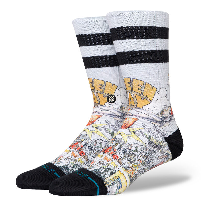 Stance Green Day Basket Case Crew Socks - Multi