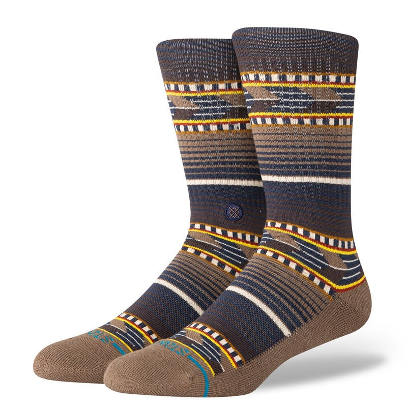 Stance Cedar Rock Crew Brown Socks