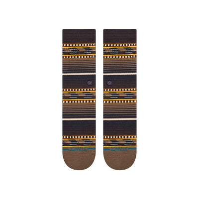 Stance Cedar Rock Crew Brown Socks