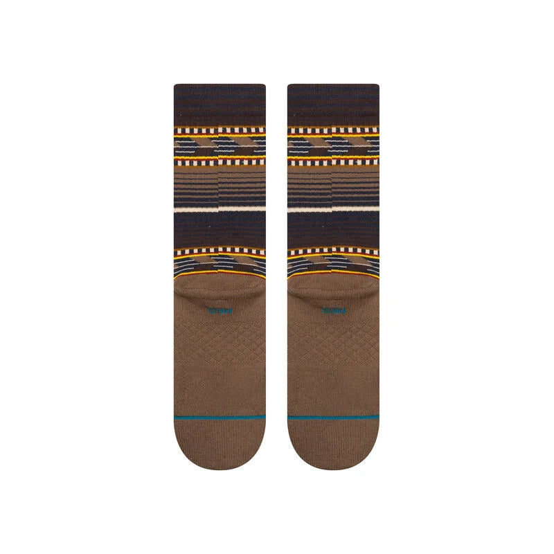 Stance Cedar Rock Crew Brown Socks