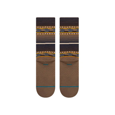 Stance Cedar Rock Crew Brown Socks