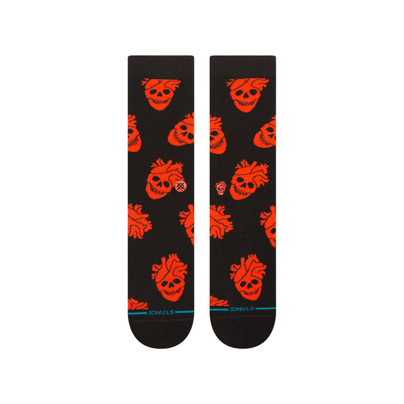 Stance Fallin in Skull Crew Black Socks