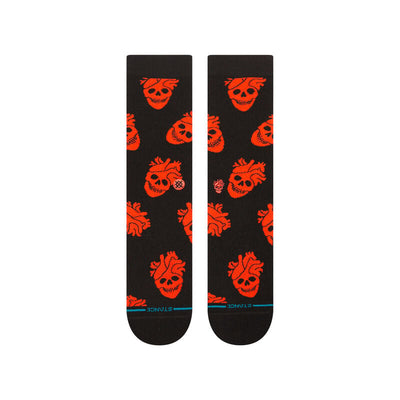 Stance Fallin in Skull Crew Black Socks