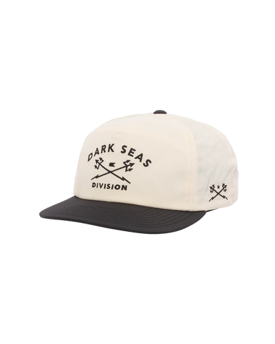 Dark Seas Tridents Nylon Hat - White/ Black