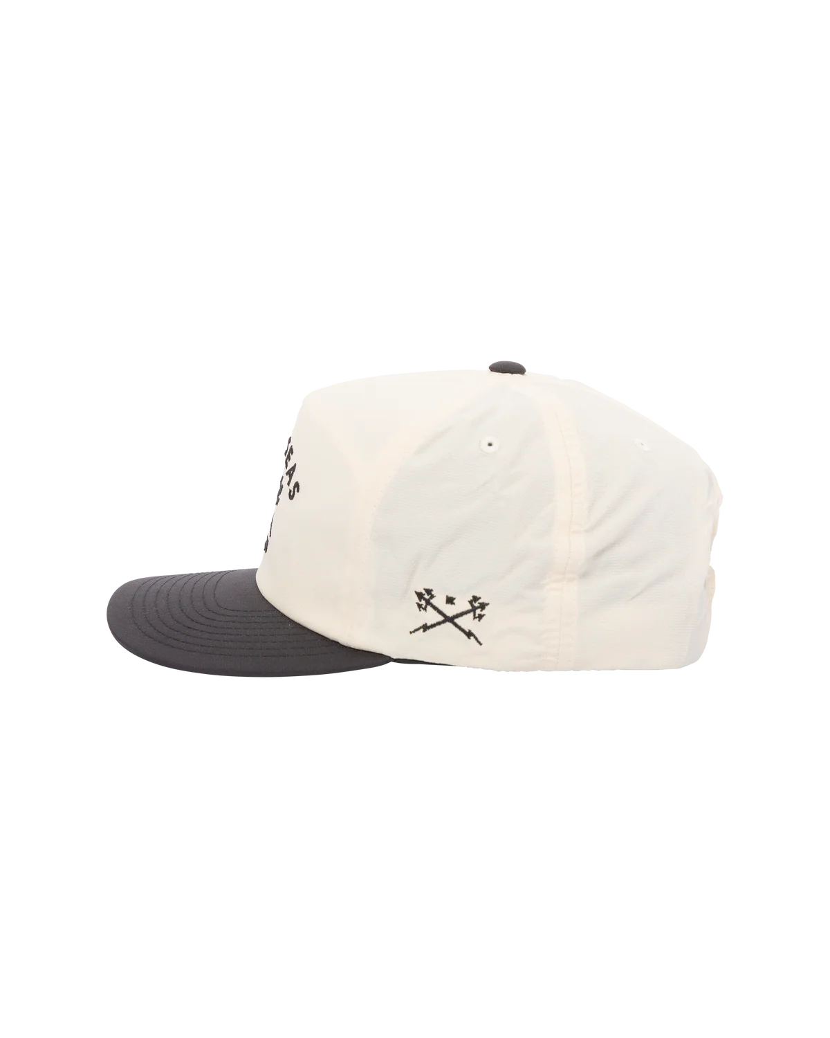 Dark Seas Tridents Nylon Hat - White/ Black