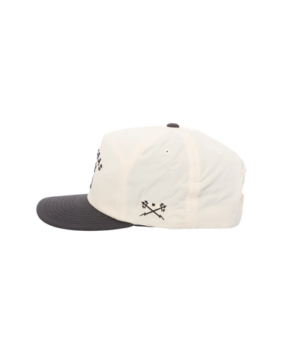 Dark Seas Tridents Nylon Hat - White/ Black