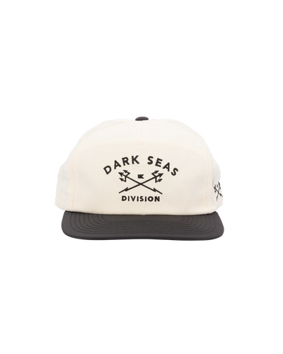 Dark Seas Tridents Nylon Hat - White/ Black