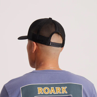 Gorra Roark Station Trucker Snapback Negra