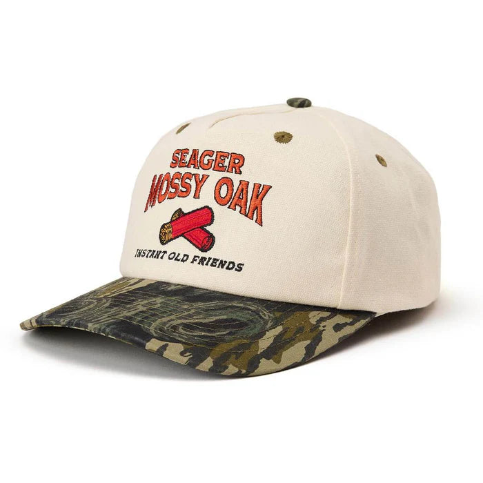 Seager x Mossy Oak Gone Hunting Snapback - Cream/Camo
