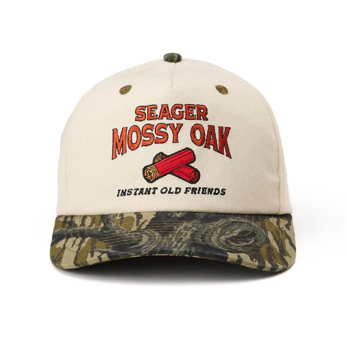 Seager x Mossy Oak Gone Hunting Snapback - Cream/Camo