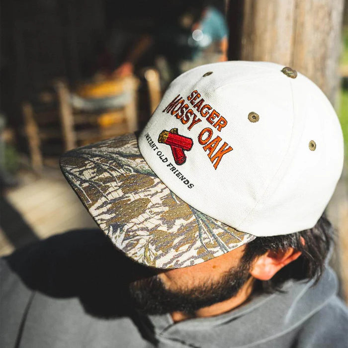 Seager x Mossy Oak Gone Hunting Snapback - Cream/Camo