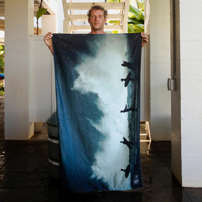 Slowtide Wave Warrior Beach Towel