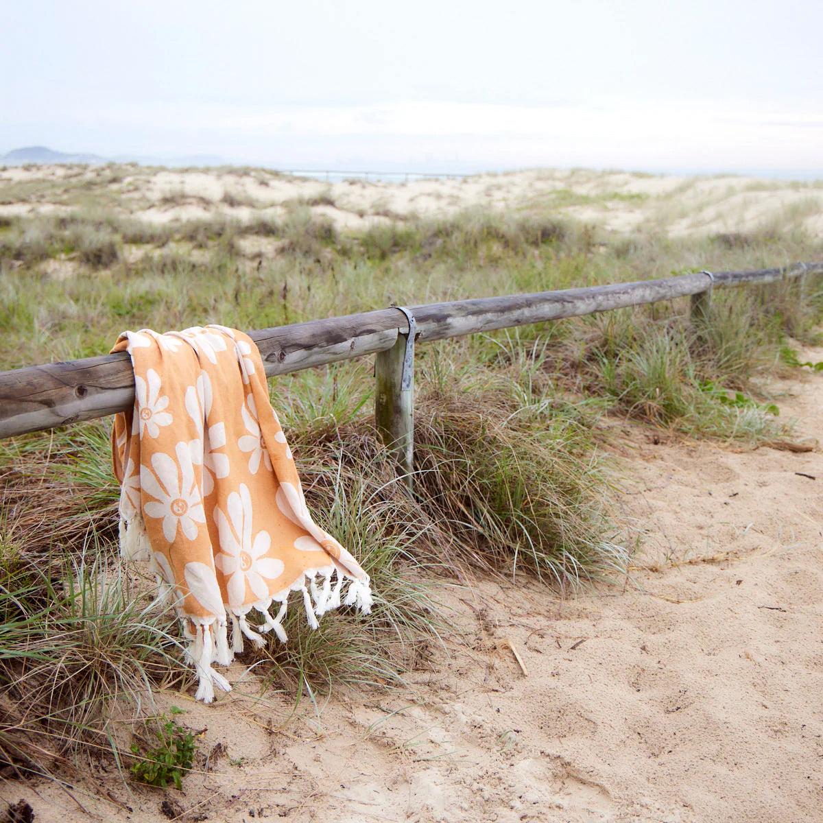 Slowtide Iggy Orange Turkish Towel