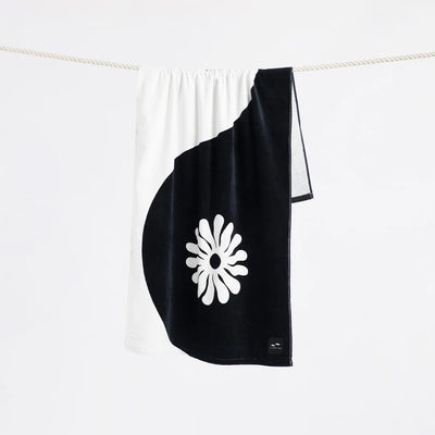 Slowtide Botanical Balance Black Towel