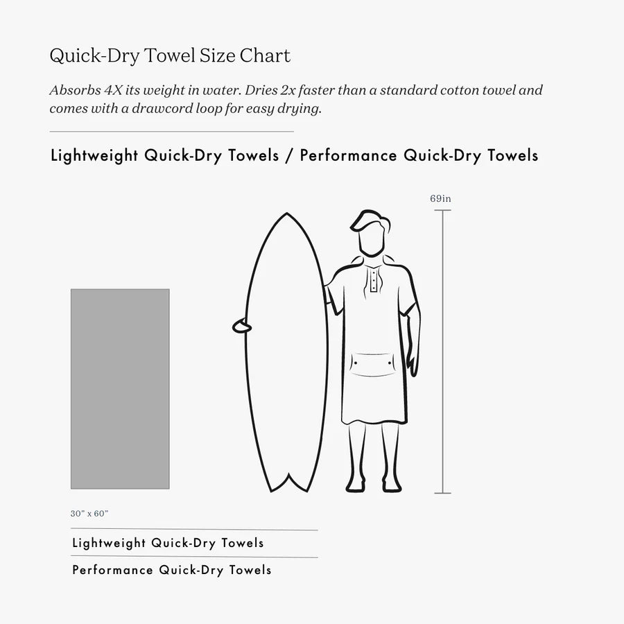 Slowtide Peahi PRF Quick Dry Towel - Multi