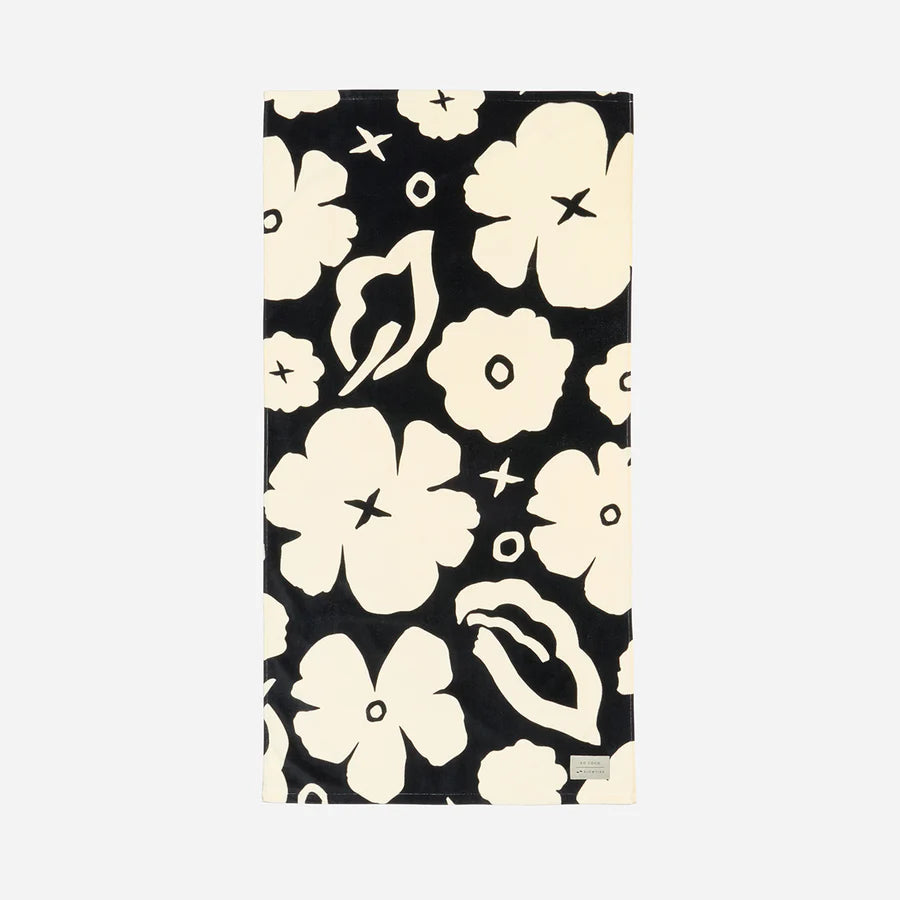 Slowtide XOXO Towel - Black