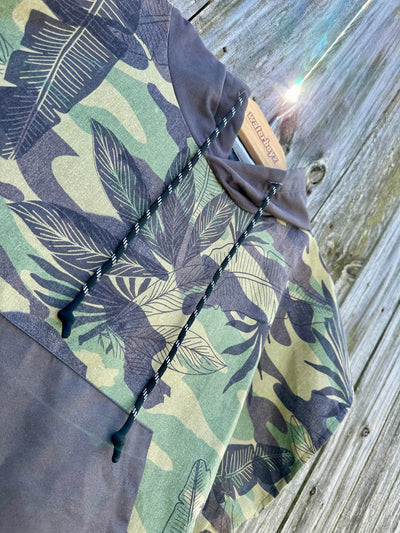 Waterboyz Jungle Green Shoreline Changing Poncho