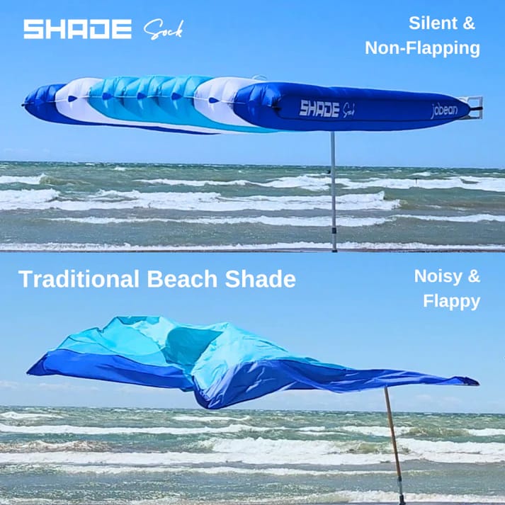 ShadeSock - Wind-Inflating, Silent Beach Shade – Waterboyz
