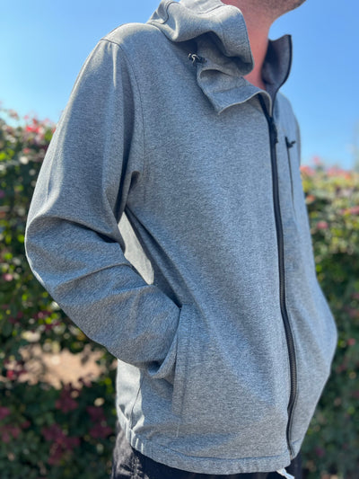 Waterboyz Telos Zipper Fleece Heather Charcoal