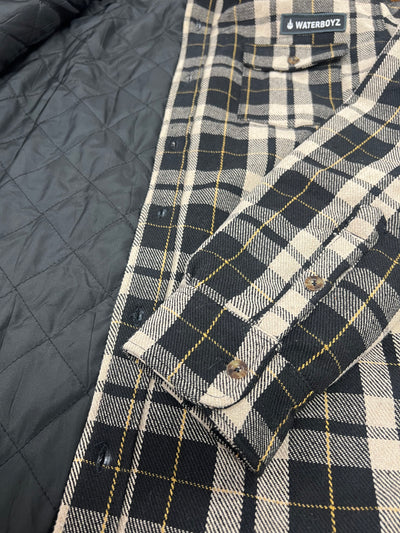 Waterboyz Storm Quilted Flannel Davis Black