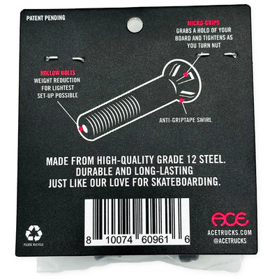 Ace Hollow Bolts With Grippers 7/8"