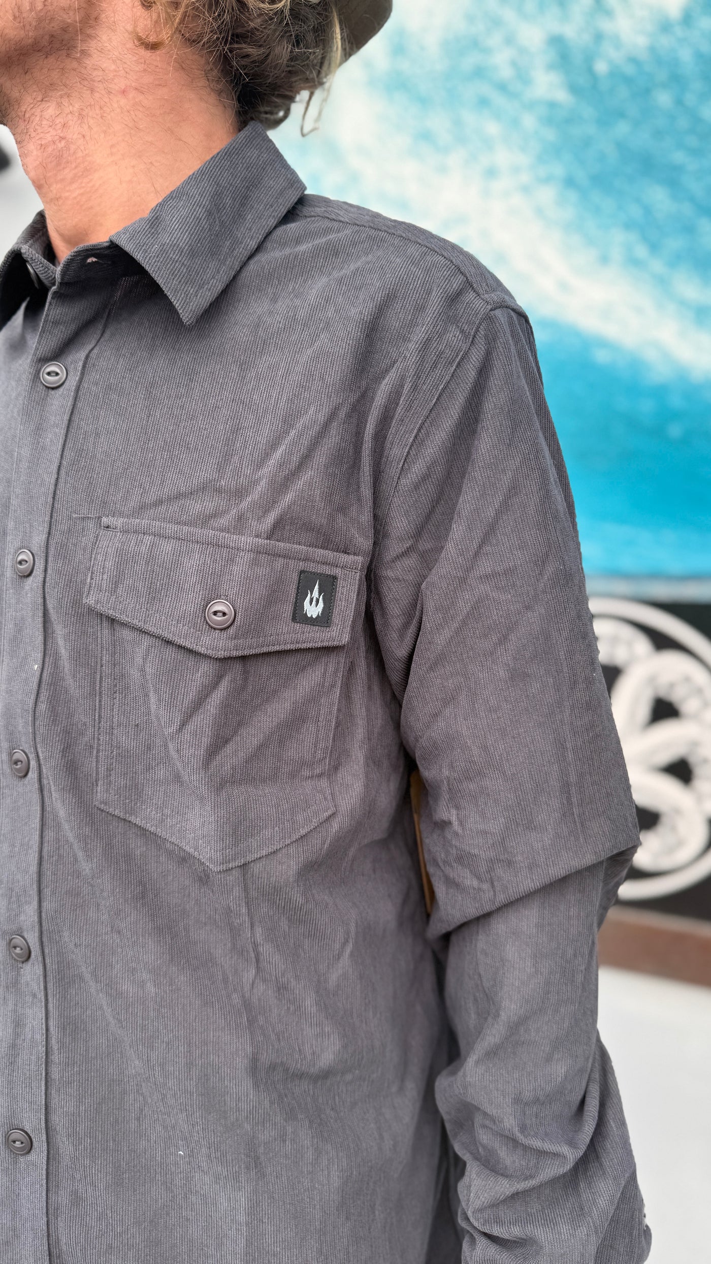 WBZ Tazi Flannel - Charcoal