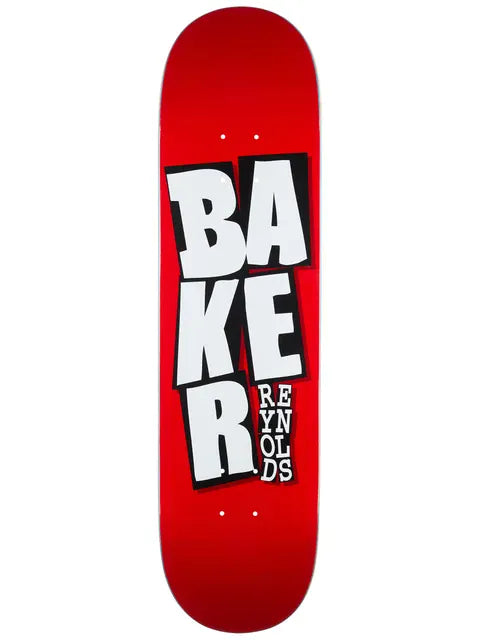 Baker Andrew Renyolds Stacked Red Deck 8.0 – Waterboyz