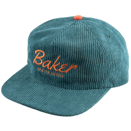 Baker Dolphin Snapback Green Corduroy