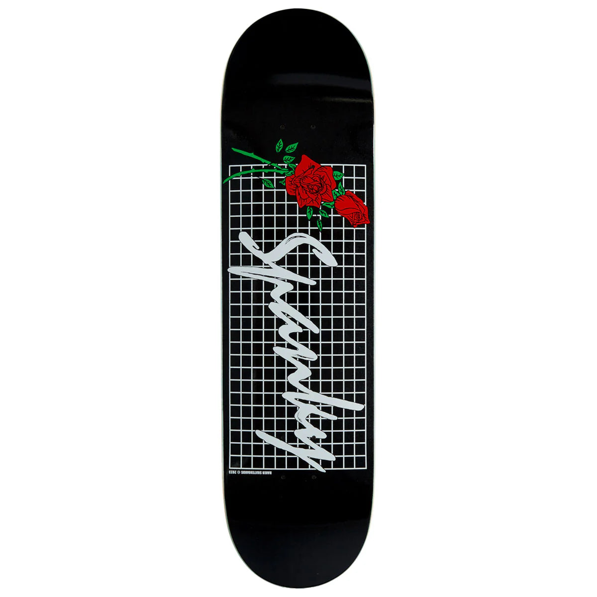Baker Kevin Spanky Long Roses Deck Black 8.25