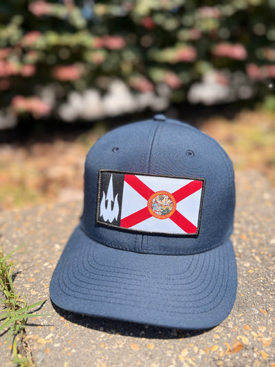 WBZ FL FLag Patch Navy Adjustable Hat
