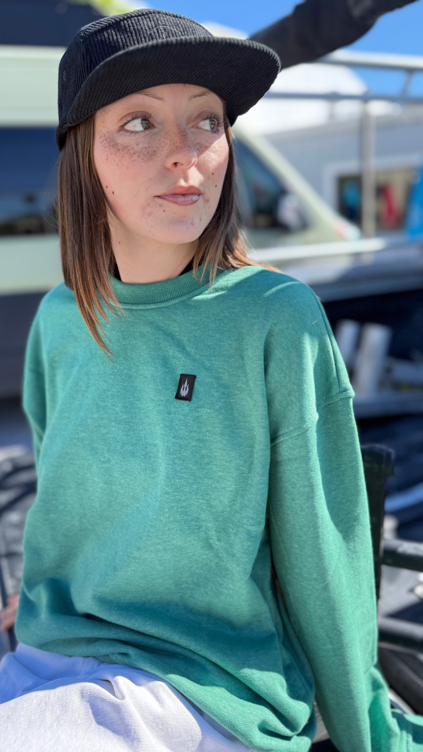 WBZ Womens Stride Sweatshirt - Seafoam