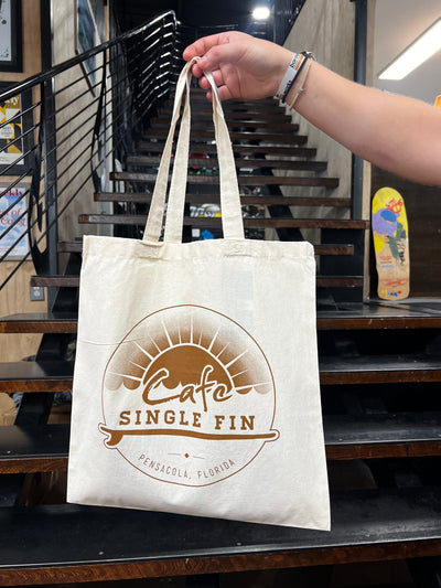 WBZ / Cafe Single Fin Tote Bag