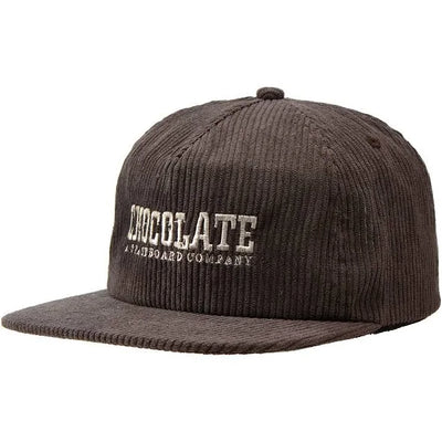 Chocolate Western Cord 5 Pannel Hat