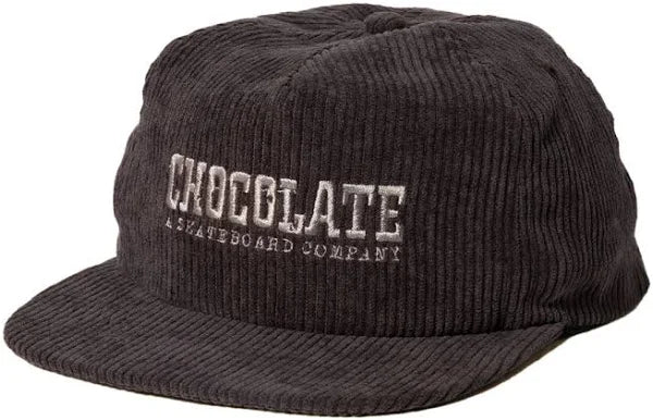 Chocolate Western Cord 5 Pannel Hat