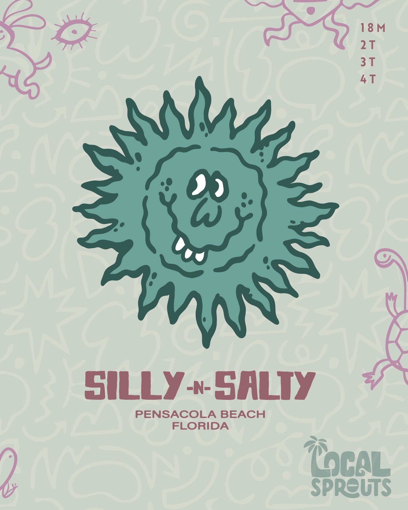 Local Sprouts Kids Silly S/S - Natural