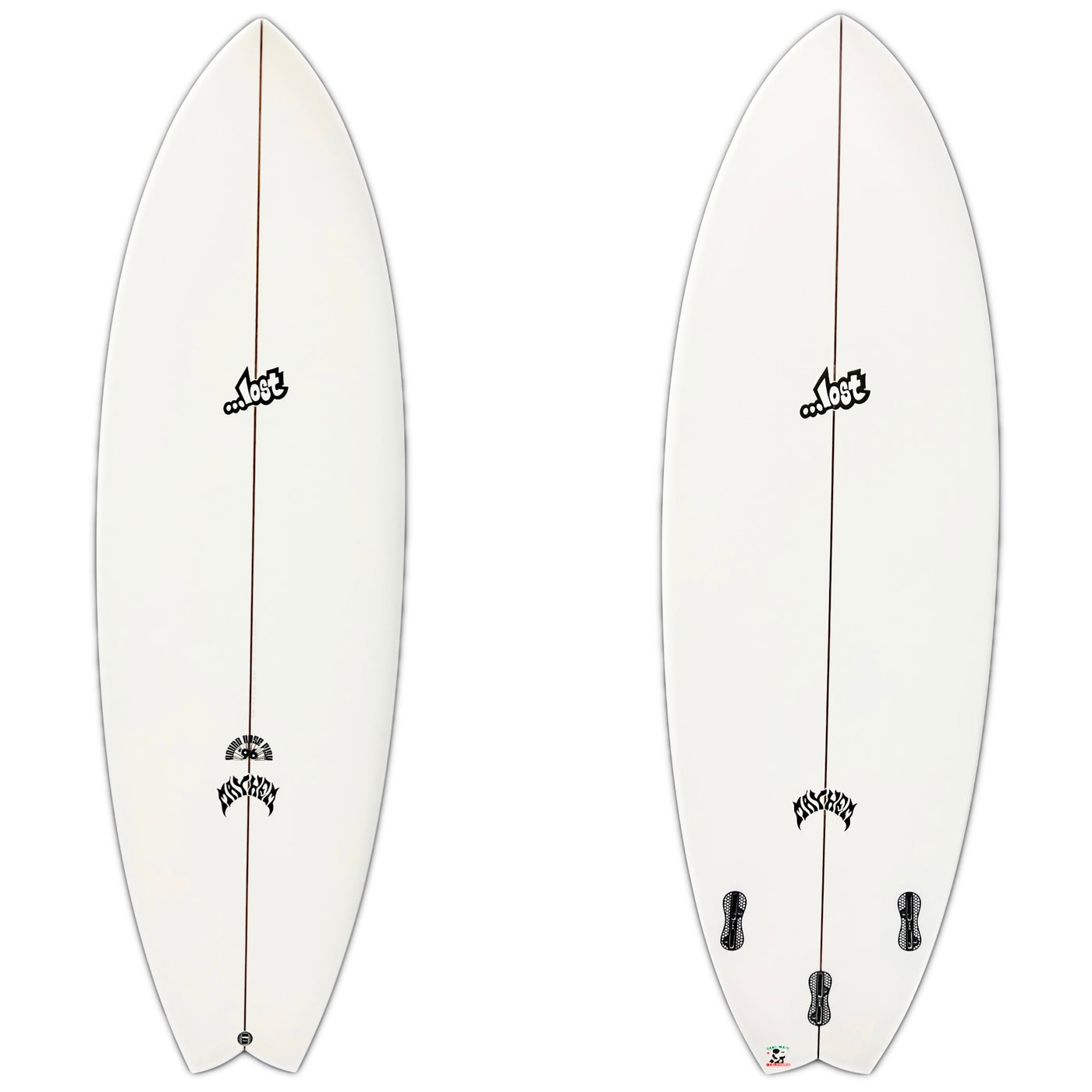 Lost 5'10" 1996 Round Nose Fish FCS II