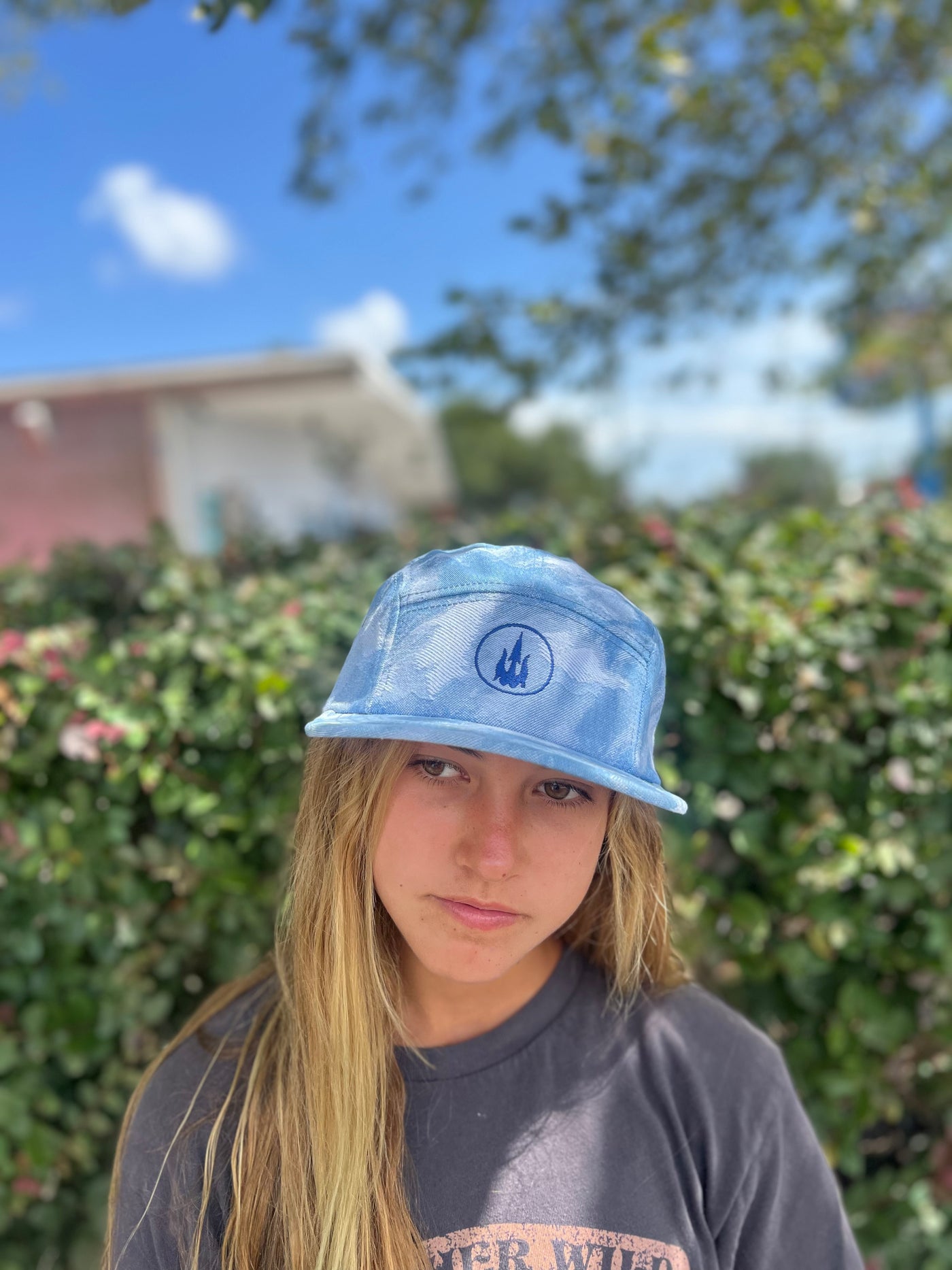 WBZ Washed Denim Hat - Cloud Blue