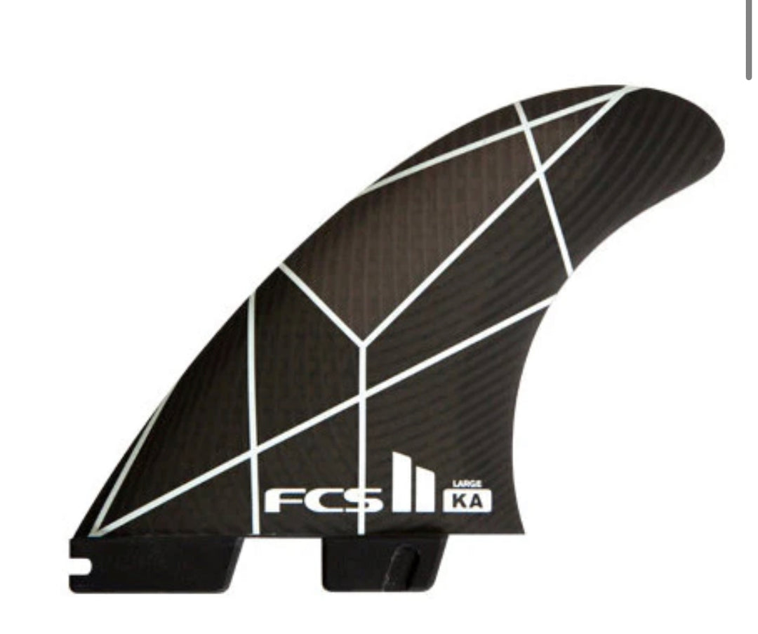 FCS II KA PC Tri Fin Set Black/White – Waterboyz