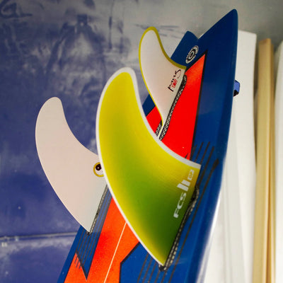 FCS II T&C Twin + 1 Fins (Yellow Fade)