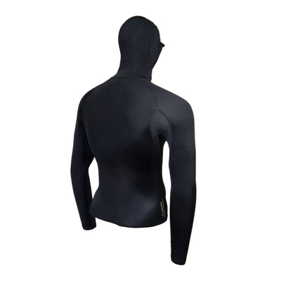 Florence Marine L/S Hooded Rashguard - Black