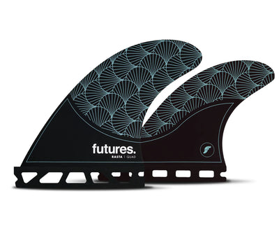 Futures Rasta HC Quad-Blk/Teal