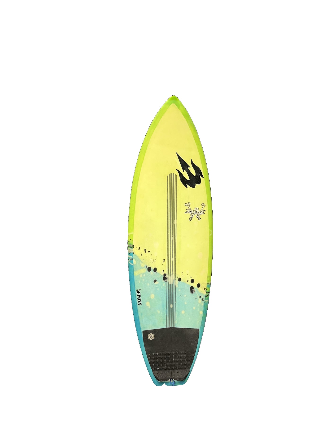 Used 5'1" WBZ Squash Tail (blue/yellow)