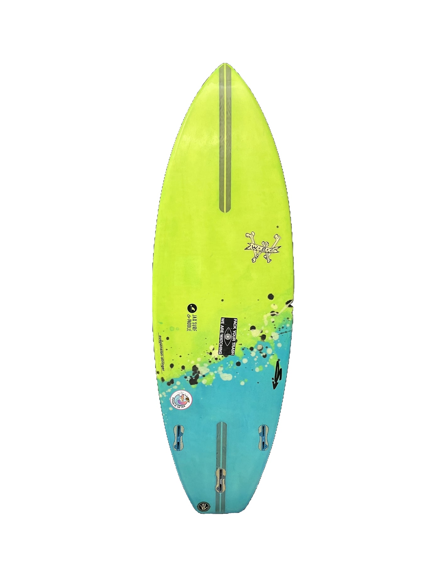 Used 5'1" WBZ Squash Tail (blue/yellow)