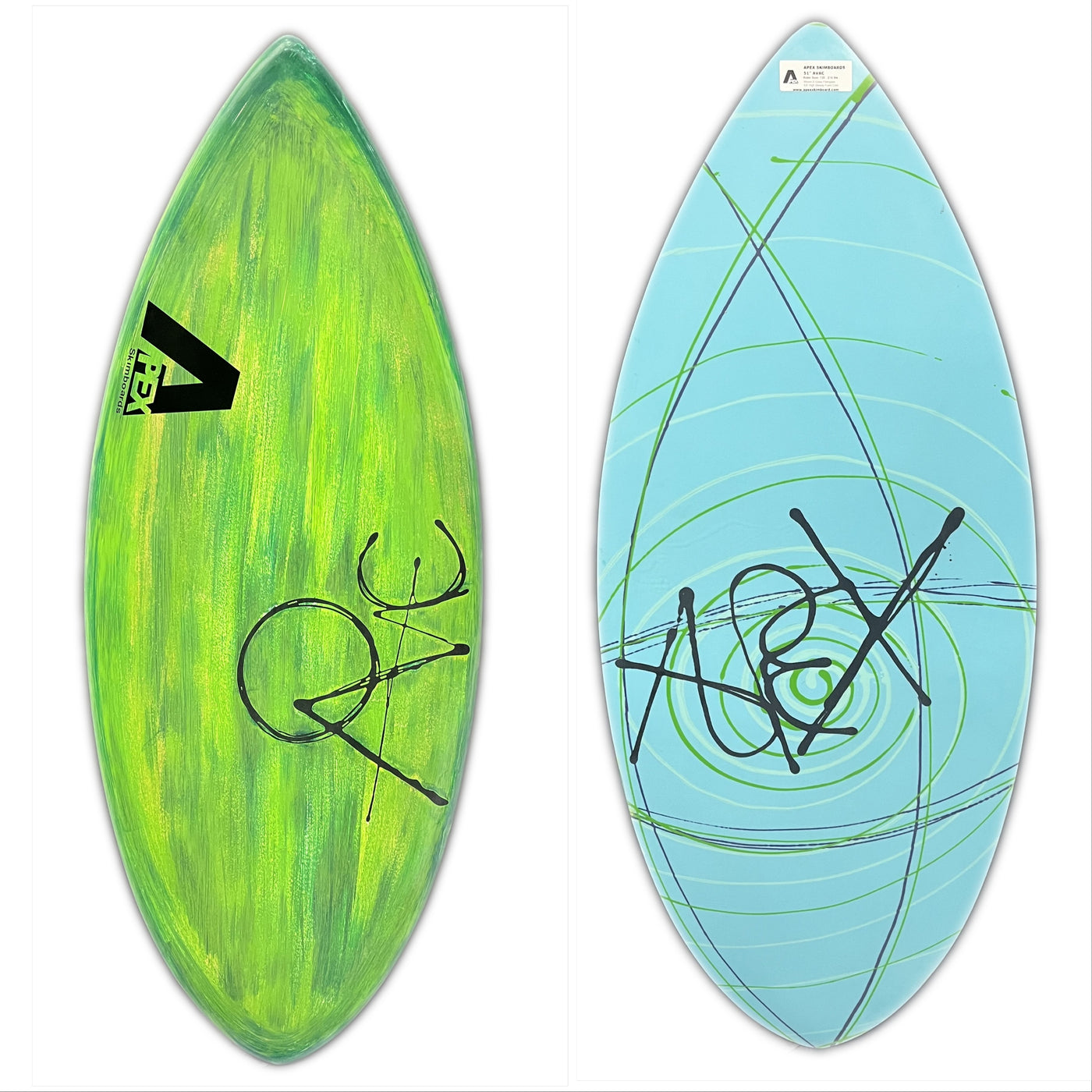 51" Apex Avac Skimboard Green