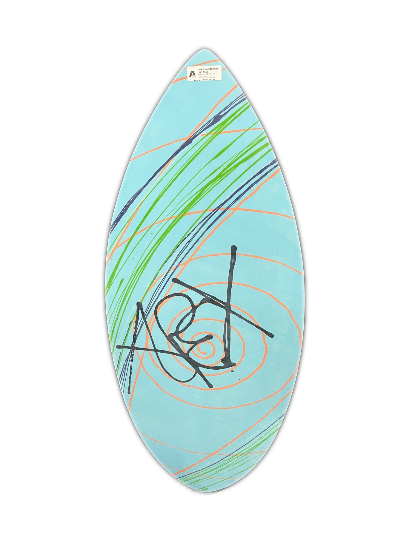 51" Apex Avac Skimboard BLue