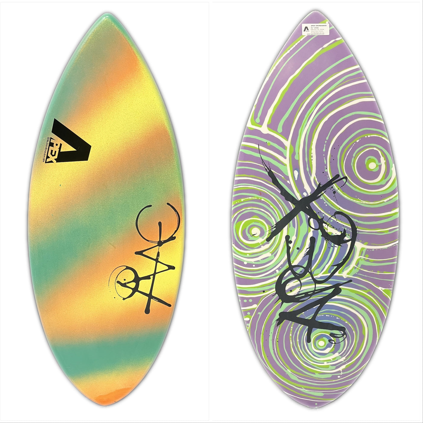 51" Apex Avac Skimboard Orange/Green